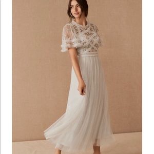 Needle & Thread ice blue dress